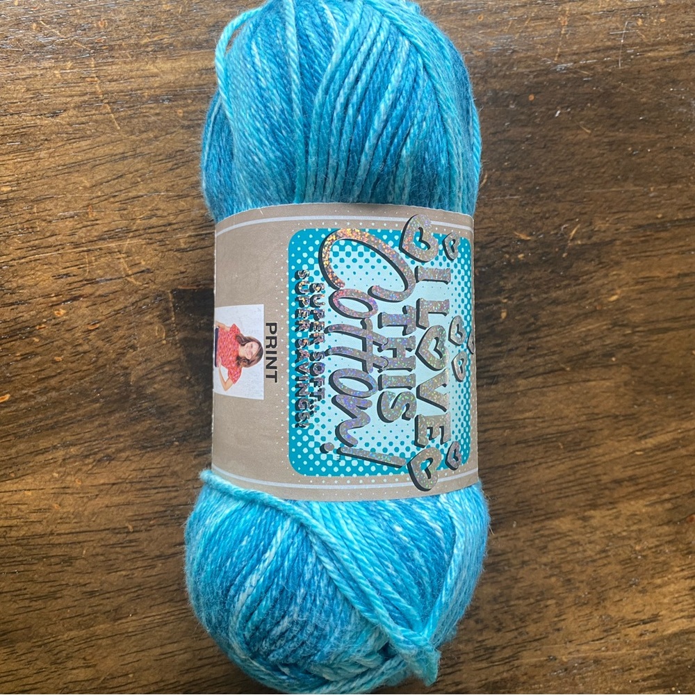 I Love This Cotton Yarn - Teal